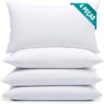 Kit 04 Travesseiros Toque de Seda Percal 180 Fios 70x50cm