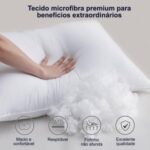 Kit 02 Travesseiros Bom Sono Suporte Firme 70x50cm